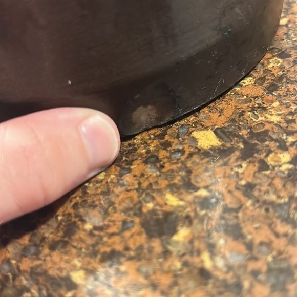 Vintage JAPAN TOKANABE SAMURAI Art Deco Pottery  12 1/2" Tall Vase 4 lb 2 oz - Picture 7 of 7